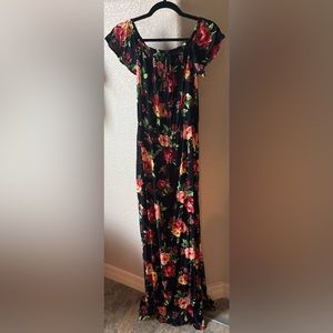 Maxi floral dress